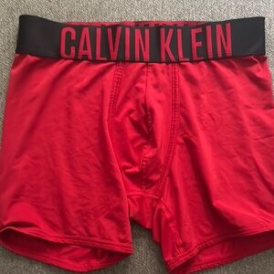 Calvin Klein Bold Red Boxer Briefs